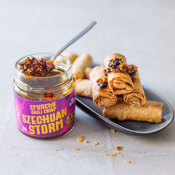 Szechuan Storm Chili Crisp – prickelnd scharfer Crunch - Yak Thai
