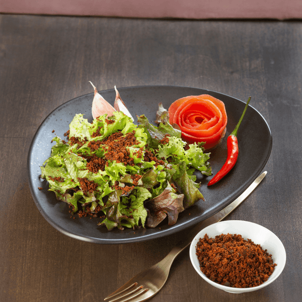 Thai Chilipulver mit Makrele - Namprik Plaraplasaba Kuahaeng - Yak Thai