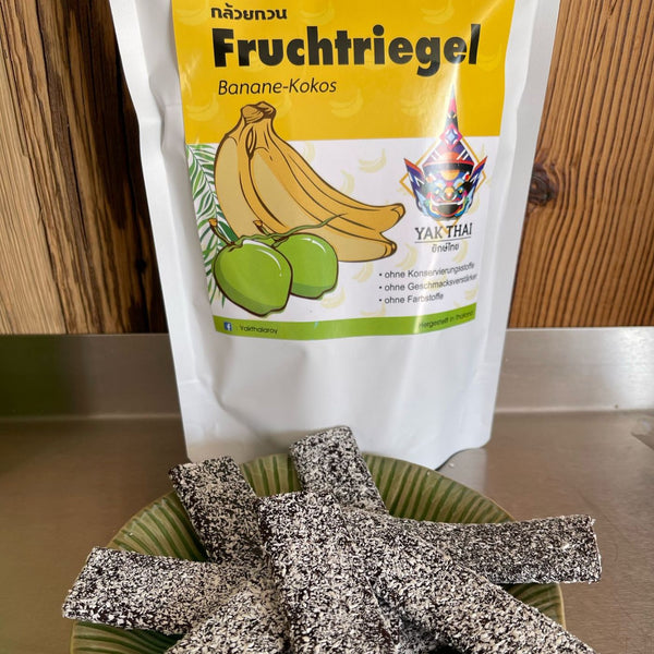 Thailändischer Fruchtriegel - Banane Kokos - Yak Thai
