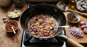Chiliöl selber machen: Rezept mit gerösteten Thai-Chiliflocken