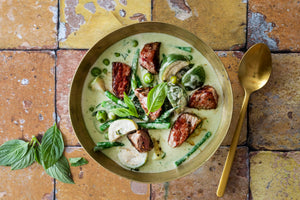 Grünes Thai Curry mit Rindfleisch: Gaeng Khiau Wan Nuea - Yak Thai