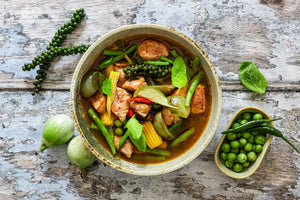 Rezept für Thai Jungle Curry mit Hühnchen - Gaeng Paa Gai - Yak Thai