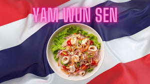 Thailändischer Glasnudel Salat - Yam Wun Sen - Einfaches Rezept - Yak Thai