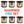 Thai chili paste sampler pack with six different pastes