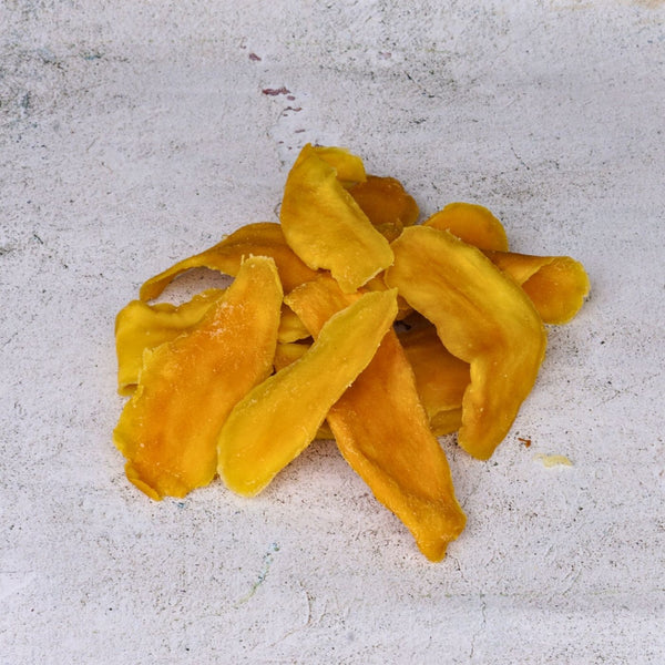 Getrocknete Mangostreifen - gezuckert
