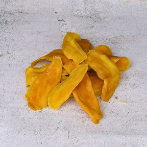 Getrocknete Mangostreifen - gezuckert - Yak Thai