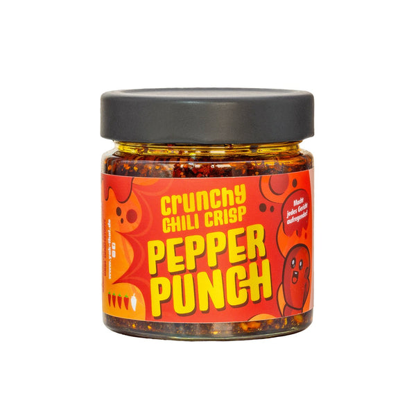 Pepper Punch Chili Crisp – knuspriges Topping mit Pfefferschärfe