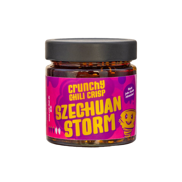 Szechuan Storm Chili Crisp – prickelnd scharfer Crunch - Yak Thai