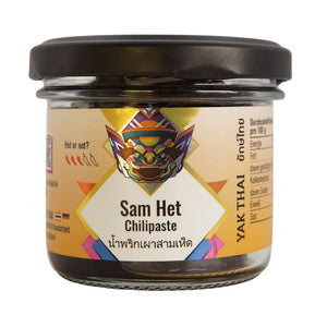Thai Chilipaste mit Pilzen - Namprik Pao Sam Het - Yak Thai