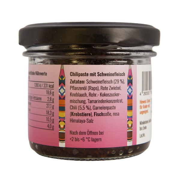 Thai Chilipaste mit Schweinefleisch - Namprik Pao - Yak Thai