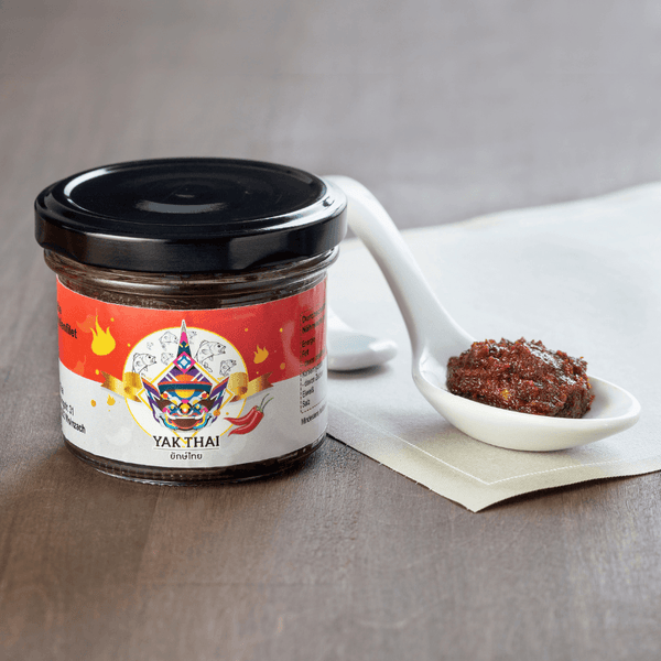 Thai Chilipasten Probierpaket mit sechs verschiedenen Pasten - Yak Thai