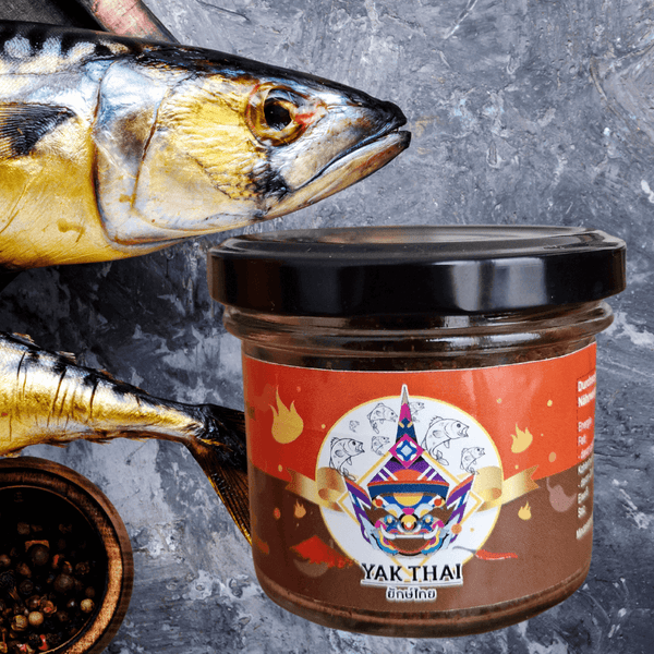 Thai Chilipulver mit Makrele - Namprik Plaraplasaba Kuahaeng - Yak Thai