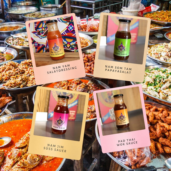 Thai Soßen Probierpaket mit vier Soßen - Yak Thai
