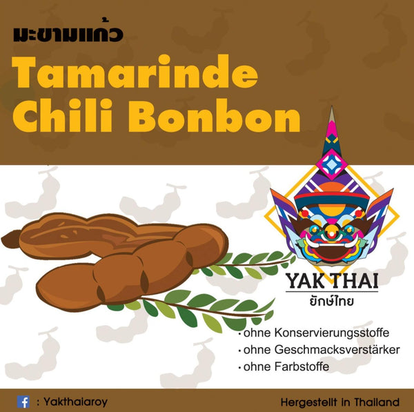 Tamarind-Chili Bonbon - Makamkeaw (มะขามแก้ว) - Yak Thai